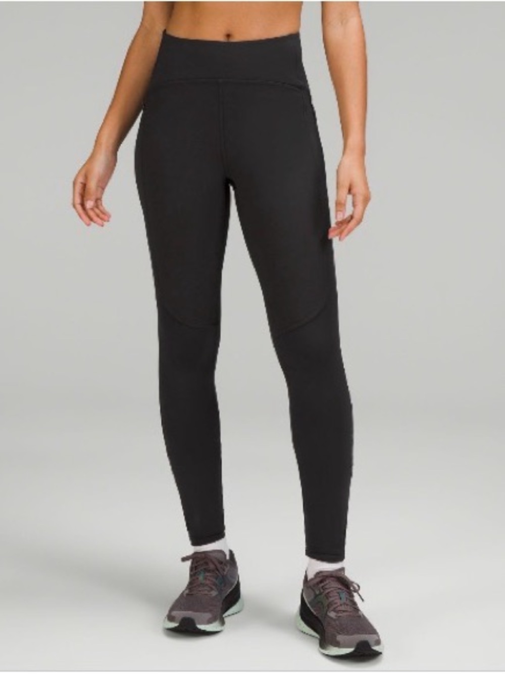Lululemon Tech Fleece High-Rise Running Tight 28” 14 Black